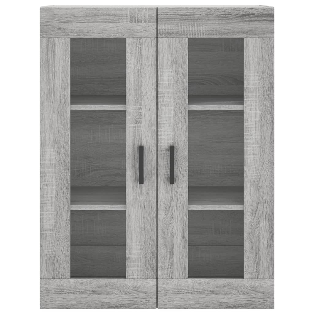 Buffet haut Sonoma gris 69,5x34x180 cm Bois d'ingénierie - XIOS