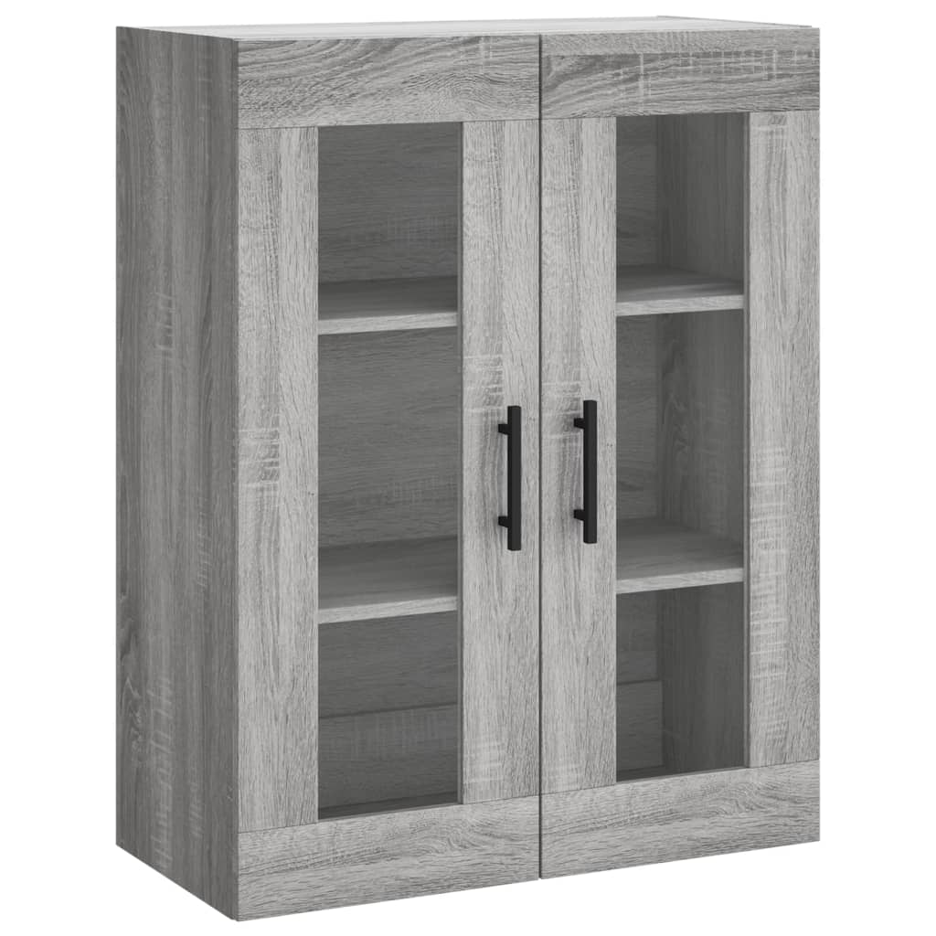 Buffet haut Sonoma gris 69,5x34x180 cm Bois d'ingénierie - XIOS