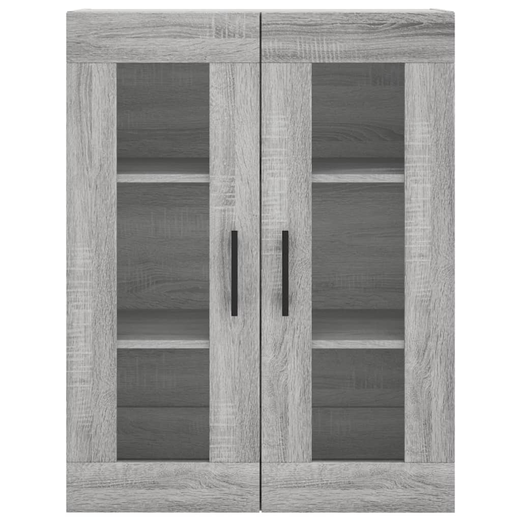 Buffet haut Sonoma gris 69,5x34x180 cm Bois d'ingénierie - XIOS