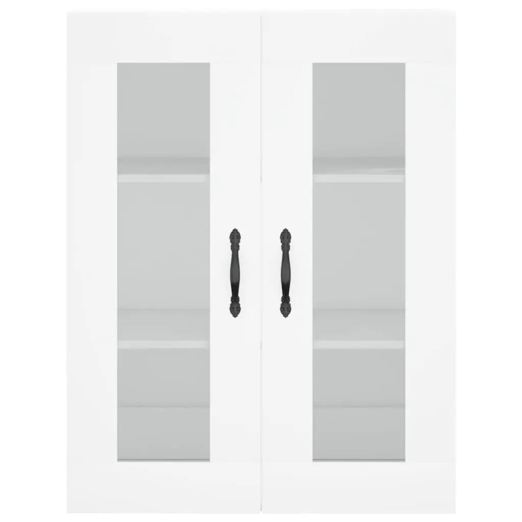 Buffet haut Blanc 69,5x34x180 cm Bois d’ingénierie - XIOS
