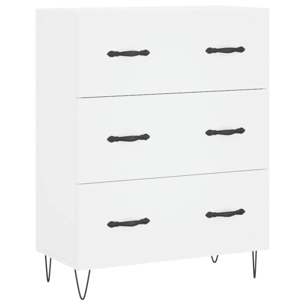 Buffet haut Blanc 69,5x34x180 cm Bois d’ingénierie - XIOS