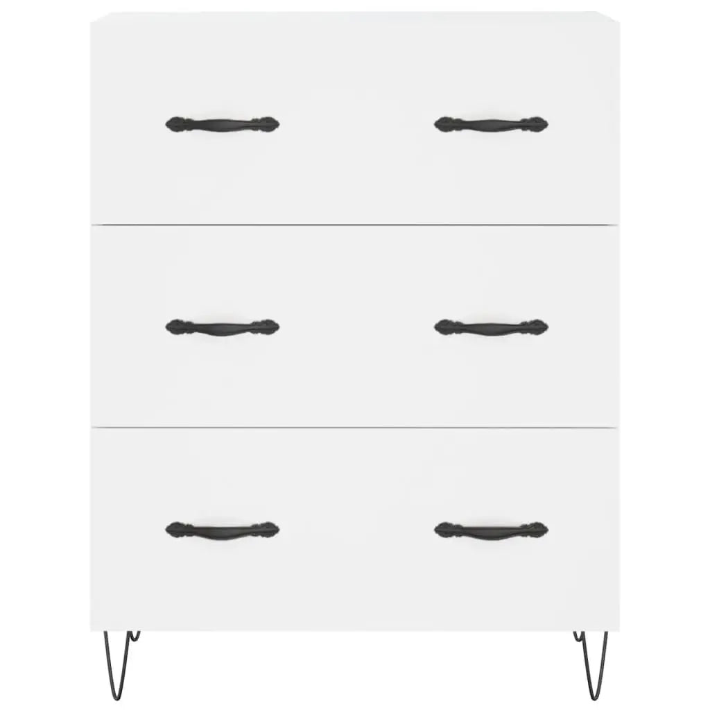 Buffet haut Blanc 69,5x34x180 cm Bois d’ingénierie - XIOS