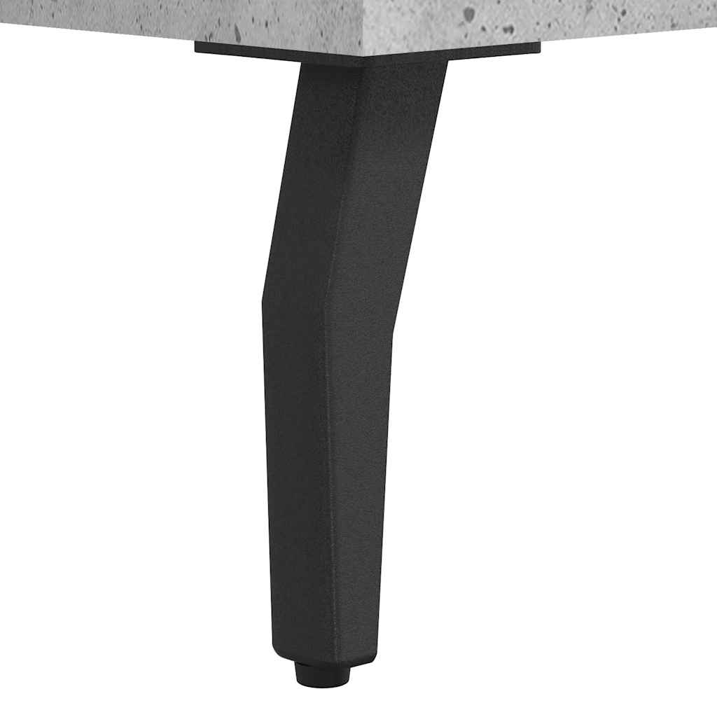 Buffet haut Gris béton 69,5x34x180 cm Bois d'ingénierie - XIOS