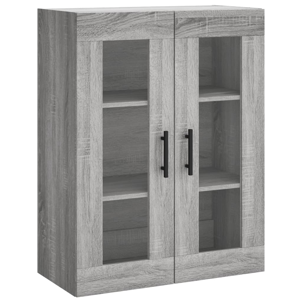 Buffet haut Sonoma gris 69,5x34x180 cm Bois d'ingénierie - XIOS