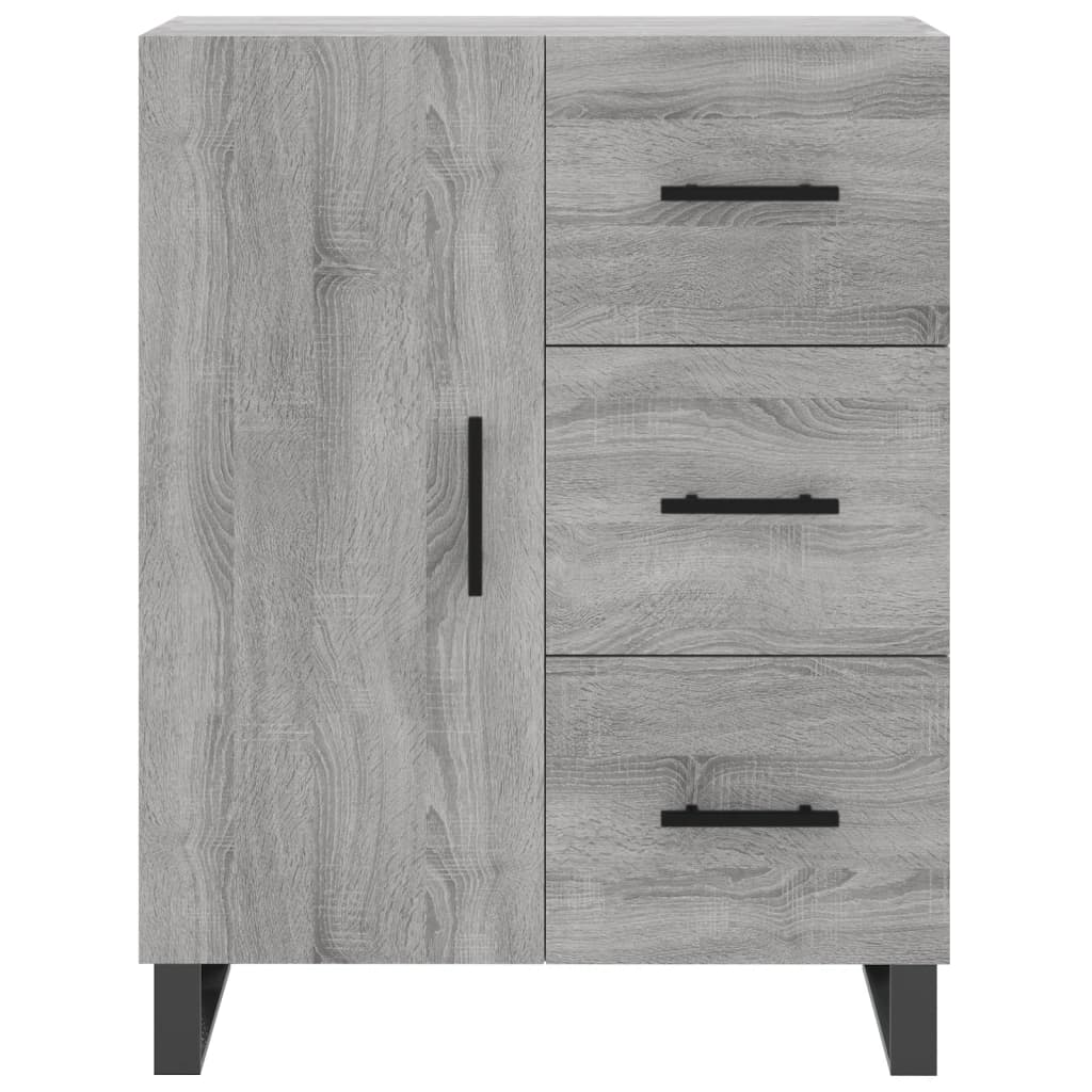 Buffet haut Sonoma gris 69,5x34x180 cm Bois d'ingénierie - XIOS