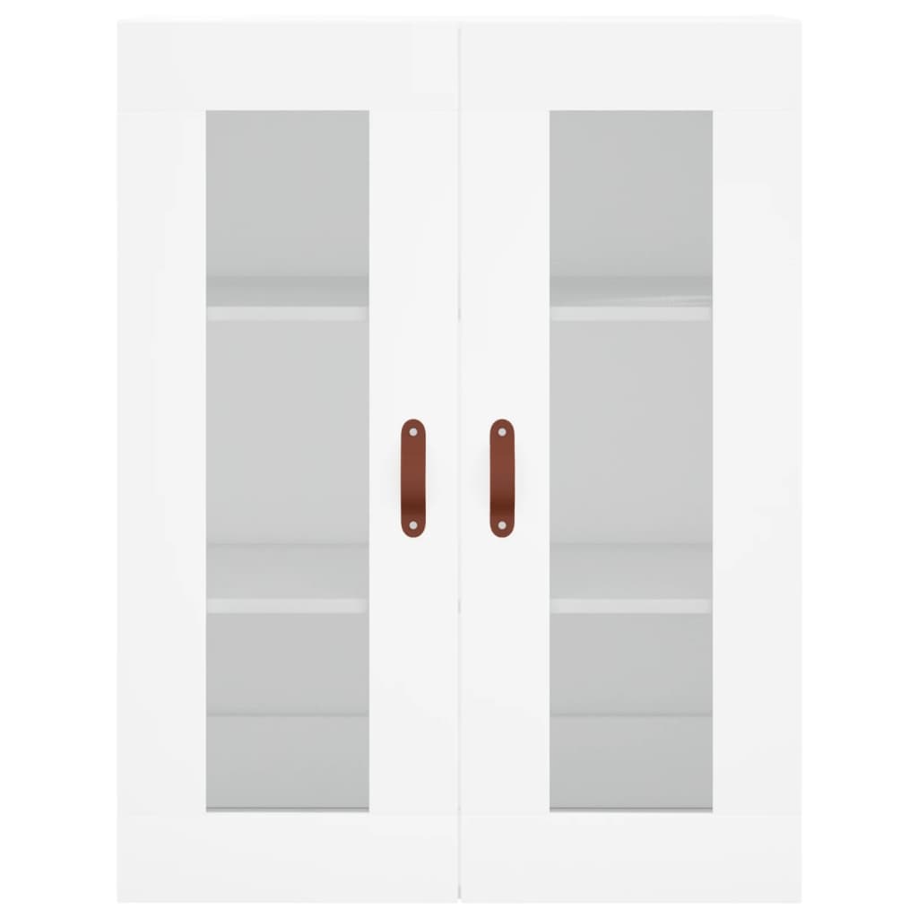 Buffet haut Blanc 69,5x34x180 cm Bois d'ingénierie - XIOS
