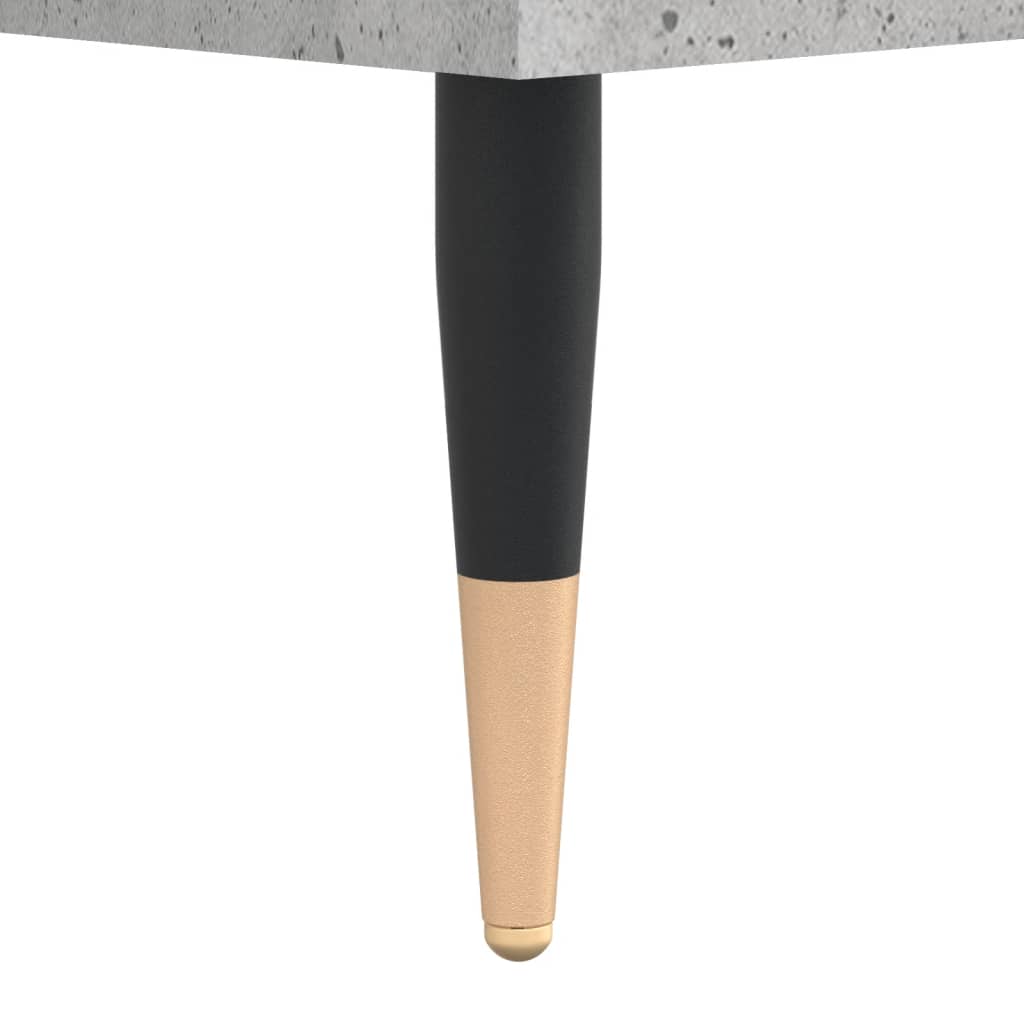 Buffet haut Gris béton 69,5x34x180 cm Bois d'ingénierie - XIOS