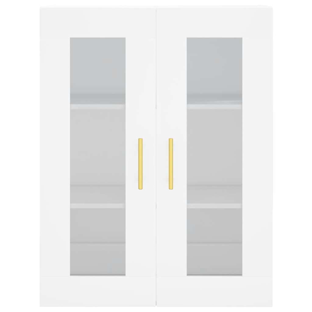 Buffet haut Blanc 69,5x34x180 cm Bois d'ingénierie - XIOS