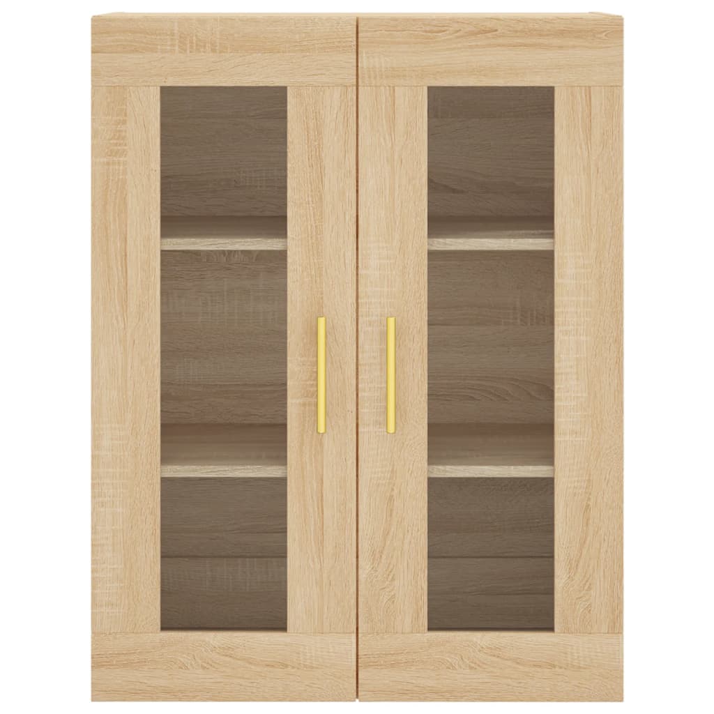 Buffet haut Chêne sonoma 69,5x34x180 cm Bois d'ingénierie - XIOS