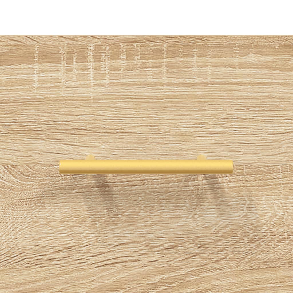 Buffet haut Chêne sonoma 69,5x34x180 cm Bois d'ingénierie - XIOS