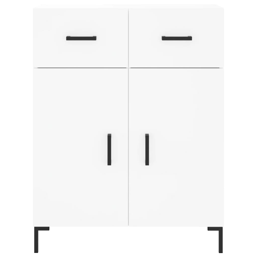 Buffet haut Blanc 69,5x34x180 cm Bois d'ingénierie - XIOS