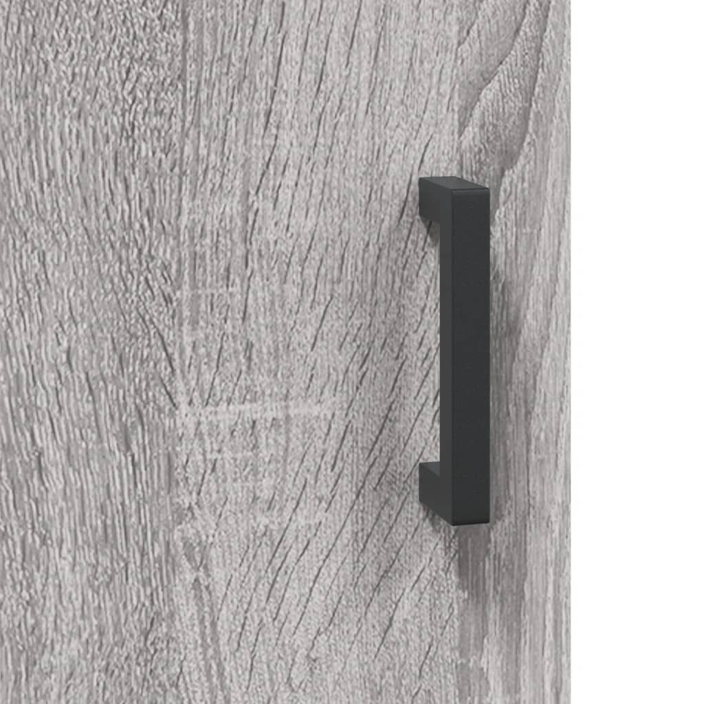 Buffet haut Sonoma gris 69,5x34x180 cm Bois d'ingénierie - XIOS