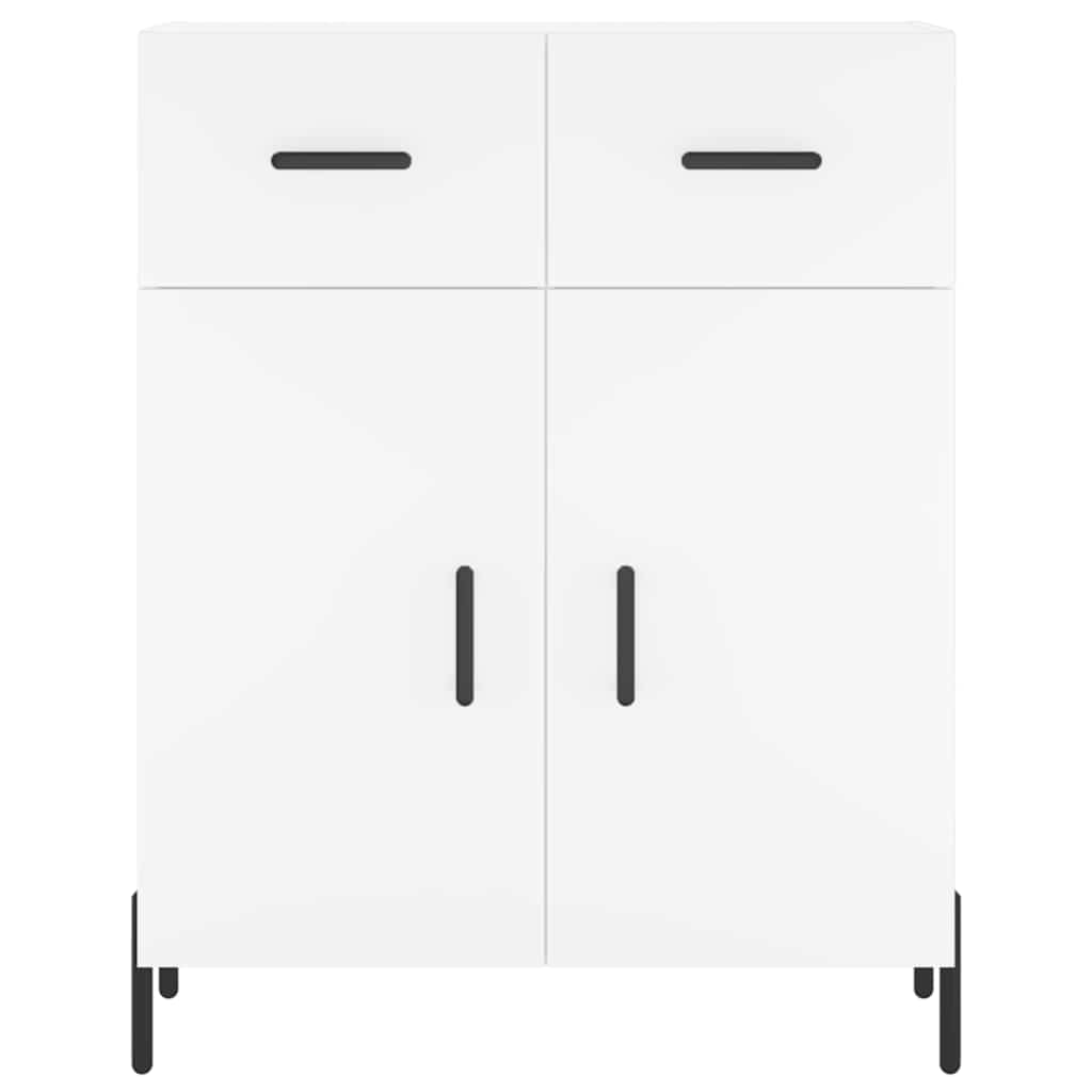 Buffet haut Blanc 69,5x34x180 cm Bois d'ingénierie - XIOS