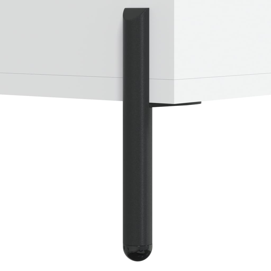 Buffet haut Blanc 69,5x34x180 cm Bois d'ingénierie - XIOS