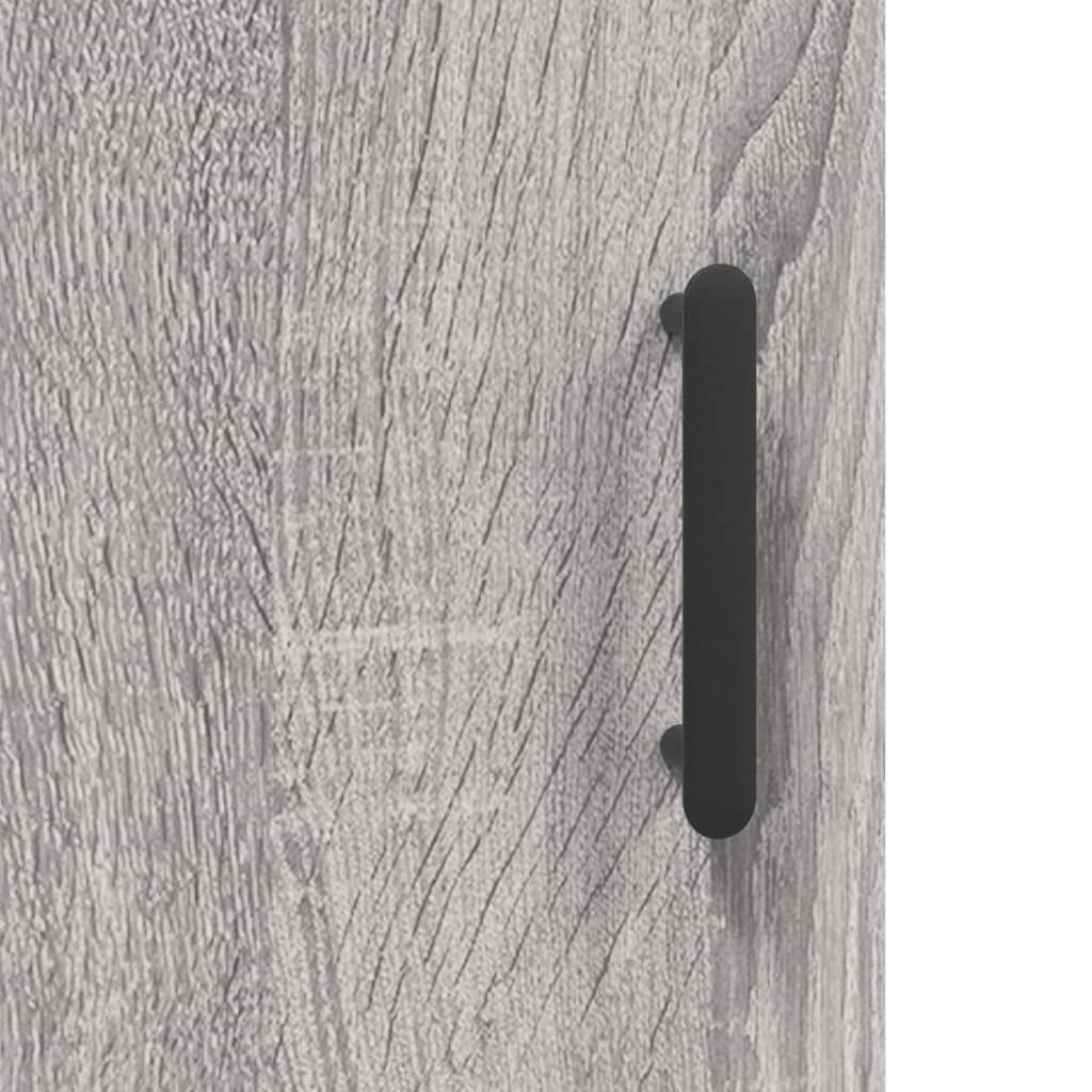 Buffet haut Sonoma gris 69,5x34x180 cm Bois d'ingénierie - XIOS