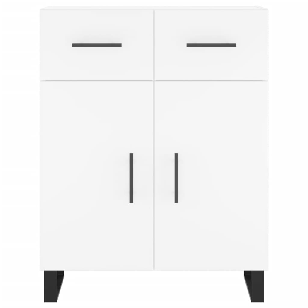 Buffet haut Blanc 69,5x34x180 cm Bois d'ingénierie - XIOS