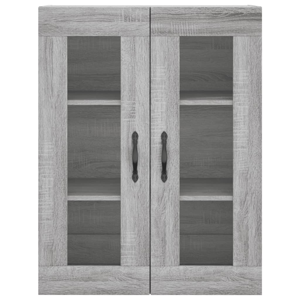 Buffet haut Sonoma gris 69,5x34x180 cm Bois d'ingénierie - XIOS