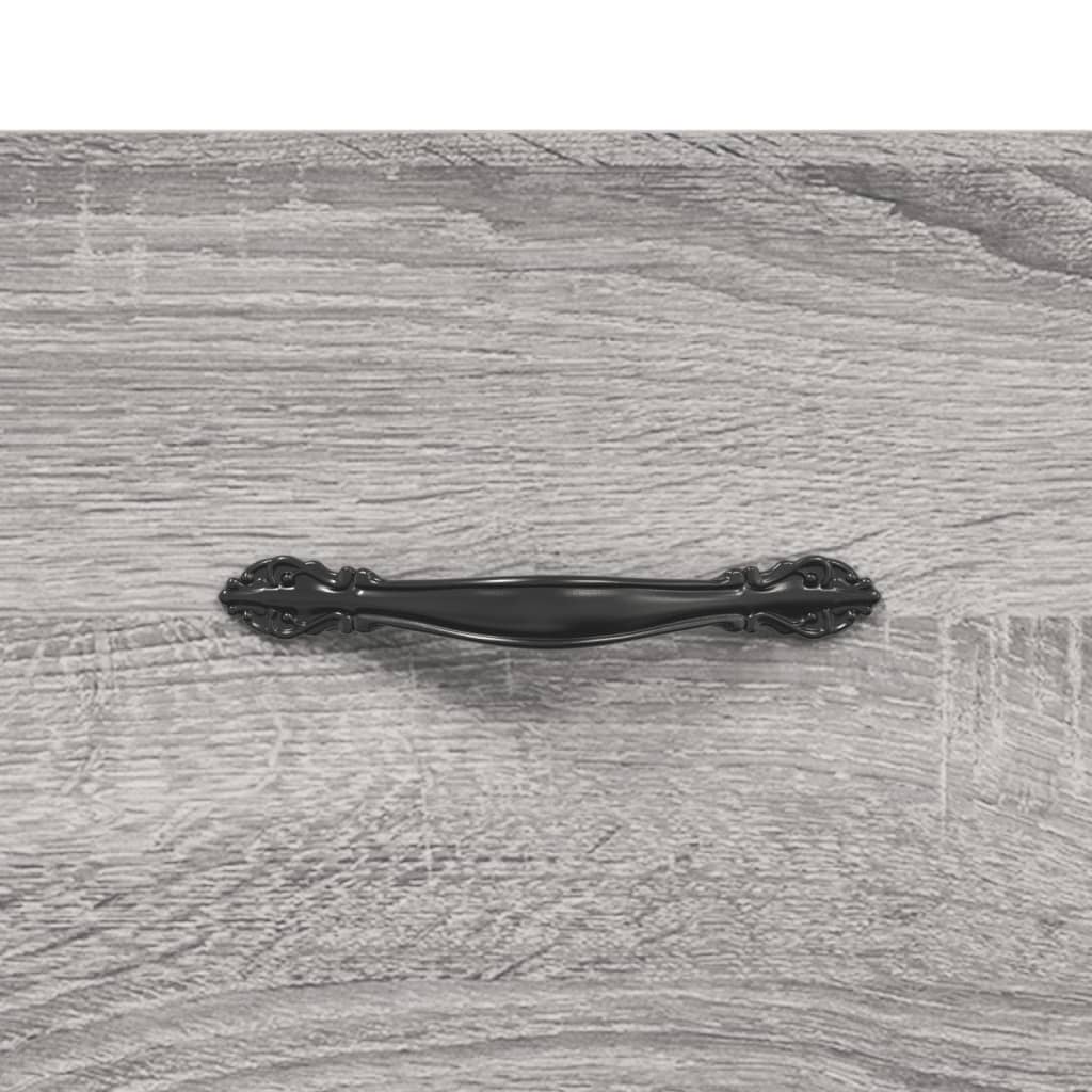 Buffet haut Sonoma gris 69,5x34x180 cm Bois d'ingénierie - XIOS