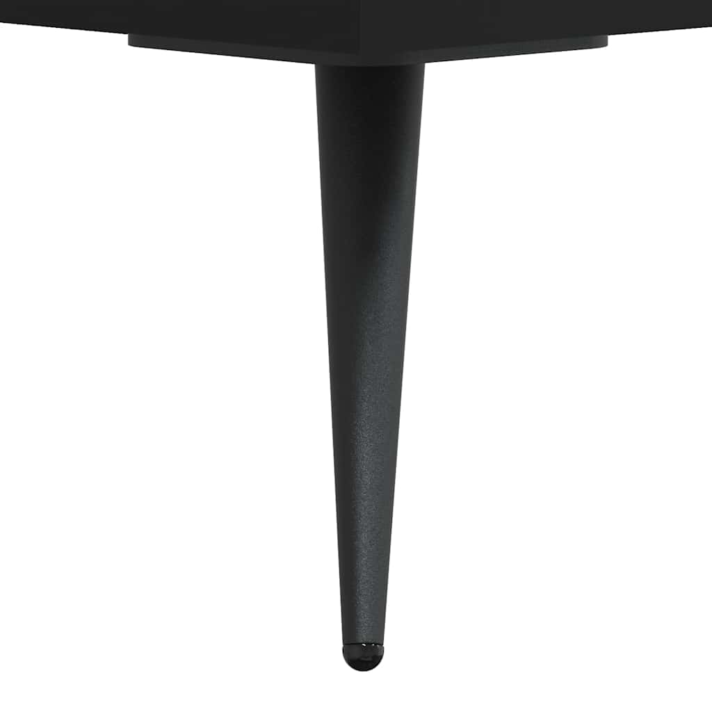 Buffet haut Noir 69,5x34x180 cm Bois d'ingénierie - XIOS