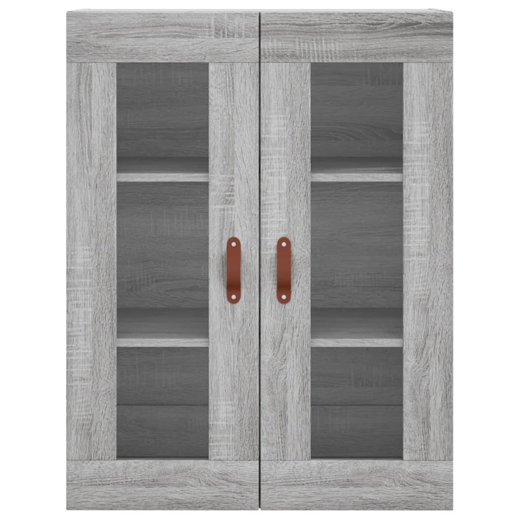 Buffet haut Sonoma gris 69,5x34x180 cm Bois d'ingénierie - XIOS