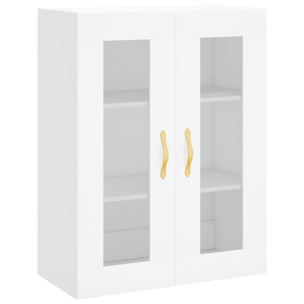 Buffet haut Blanc 69,5x34x180 cm Bois d'ingénierie - XIOS