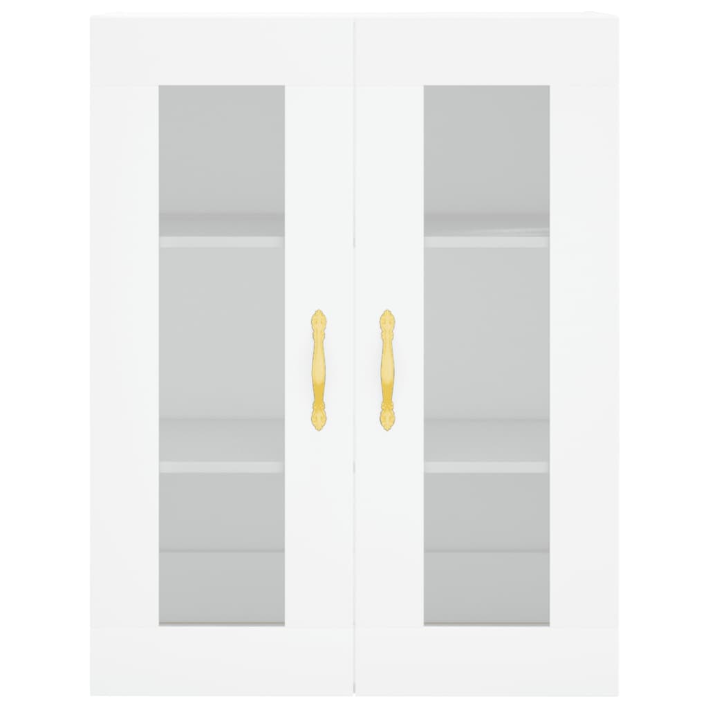 Buffet haut Blanc 69,5x34x180 cm Bois d'ingénierie - XIOS