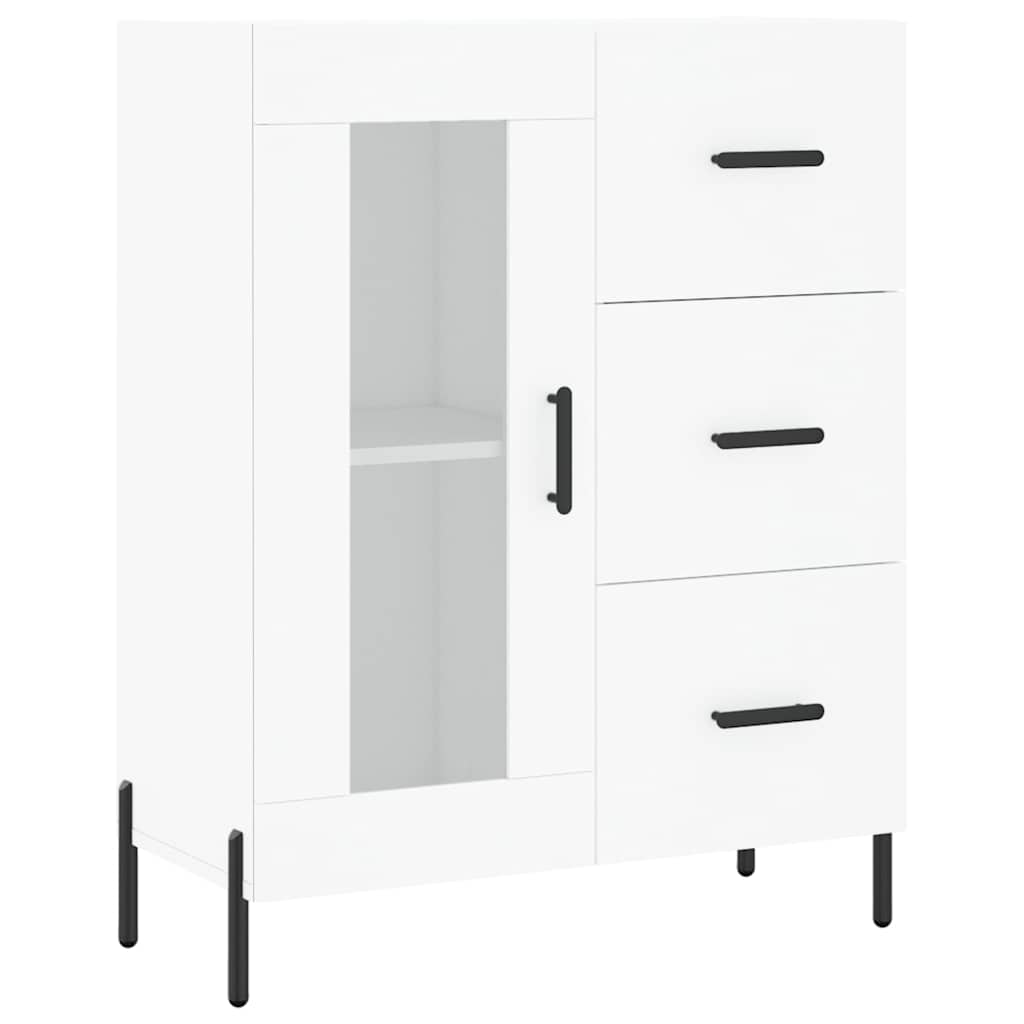 Buffet haut Blanc 69,5x34x180 cm Bois d'ingénierie - XIOS