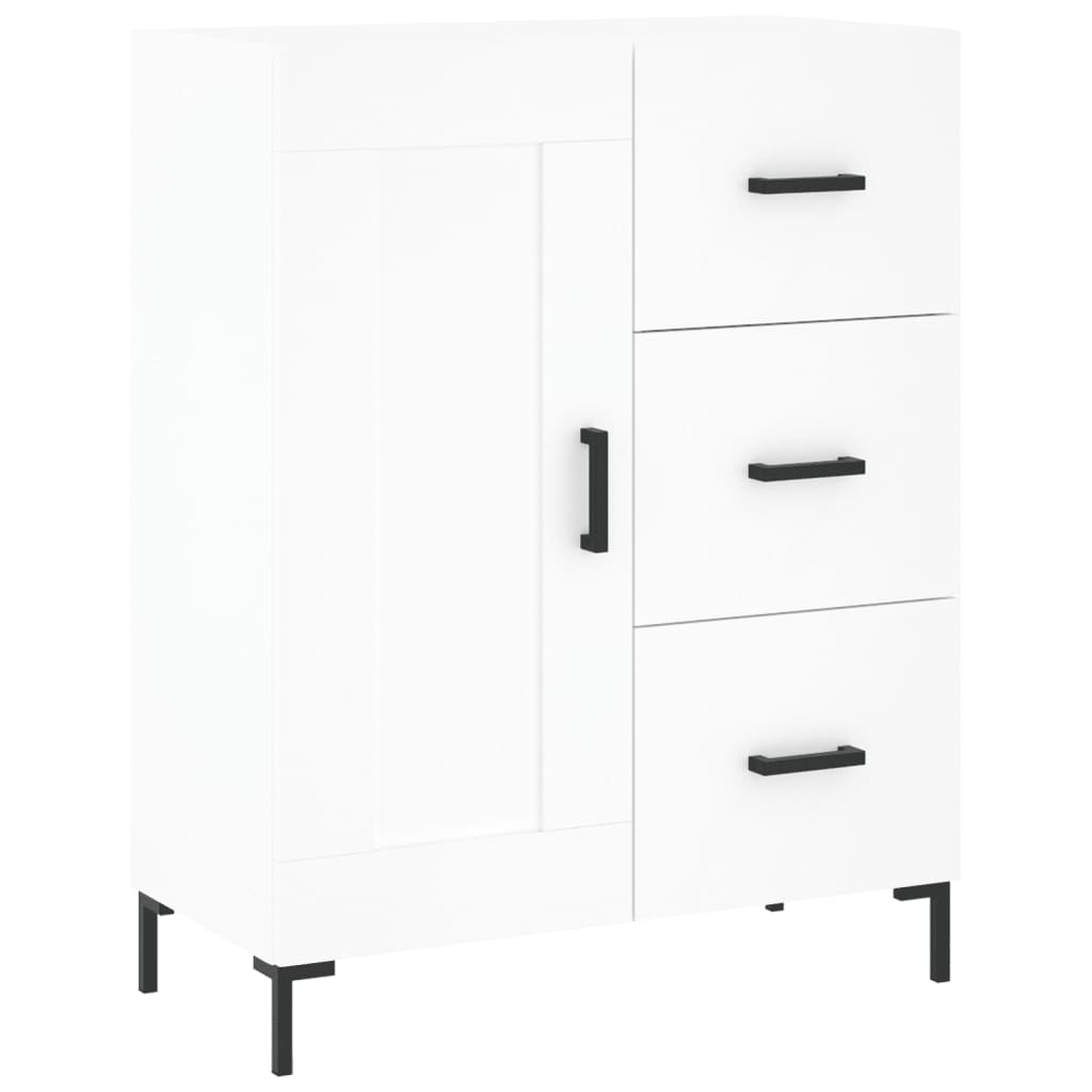 Buffet haut Blanc 69,5x34x180 cm Bois d'ingénierie - XIOS