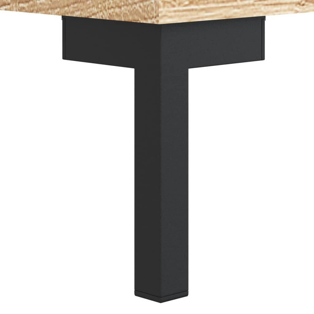 Buffet haut Chêne sonoma 69,5x34x180 cm Bois d'ingénierie - XIOS