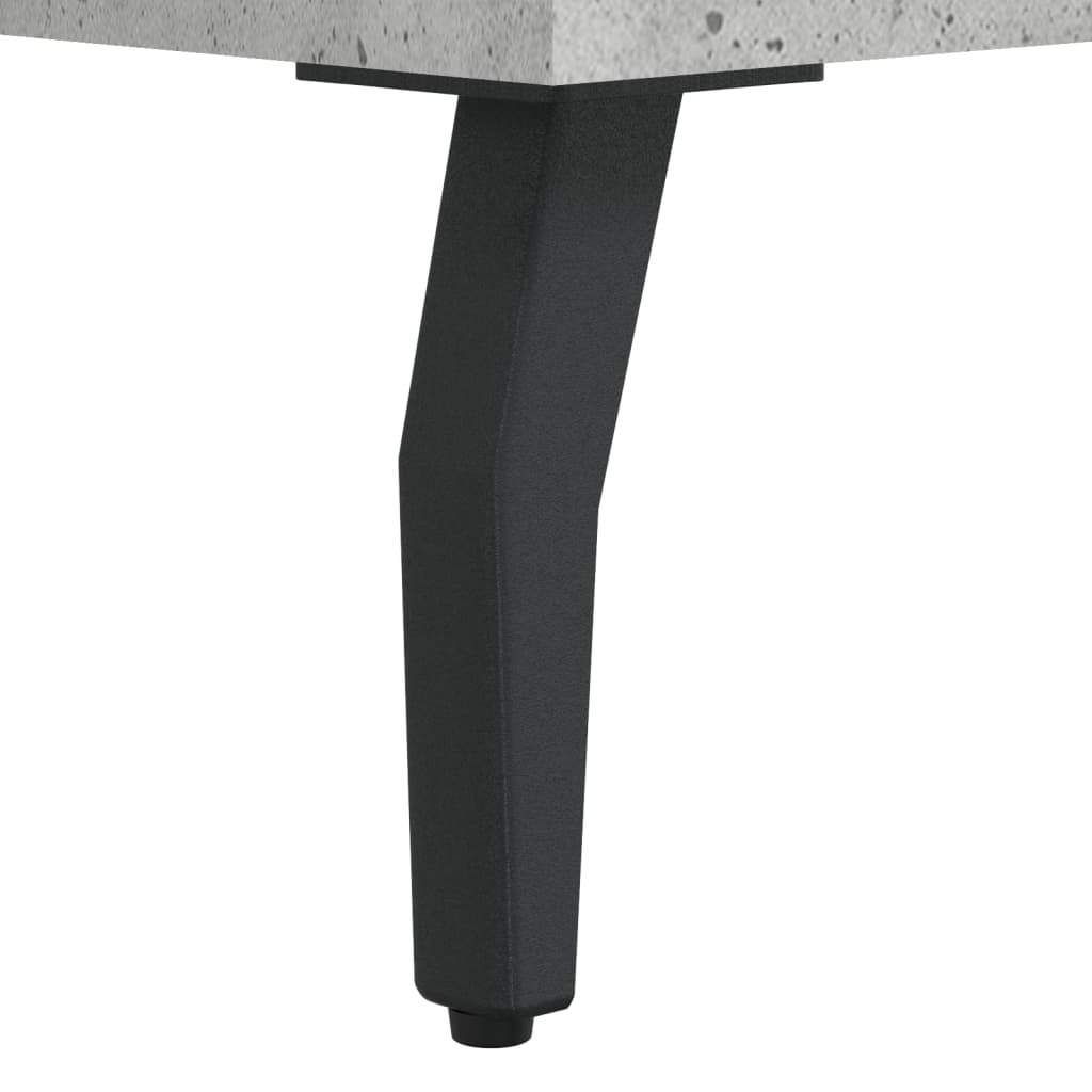 Buffet haut Gris béton 69,5x34x180 cm Bois d'ingénierie - XIOS
