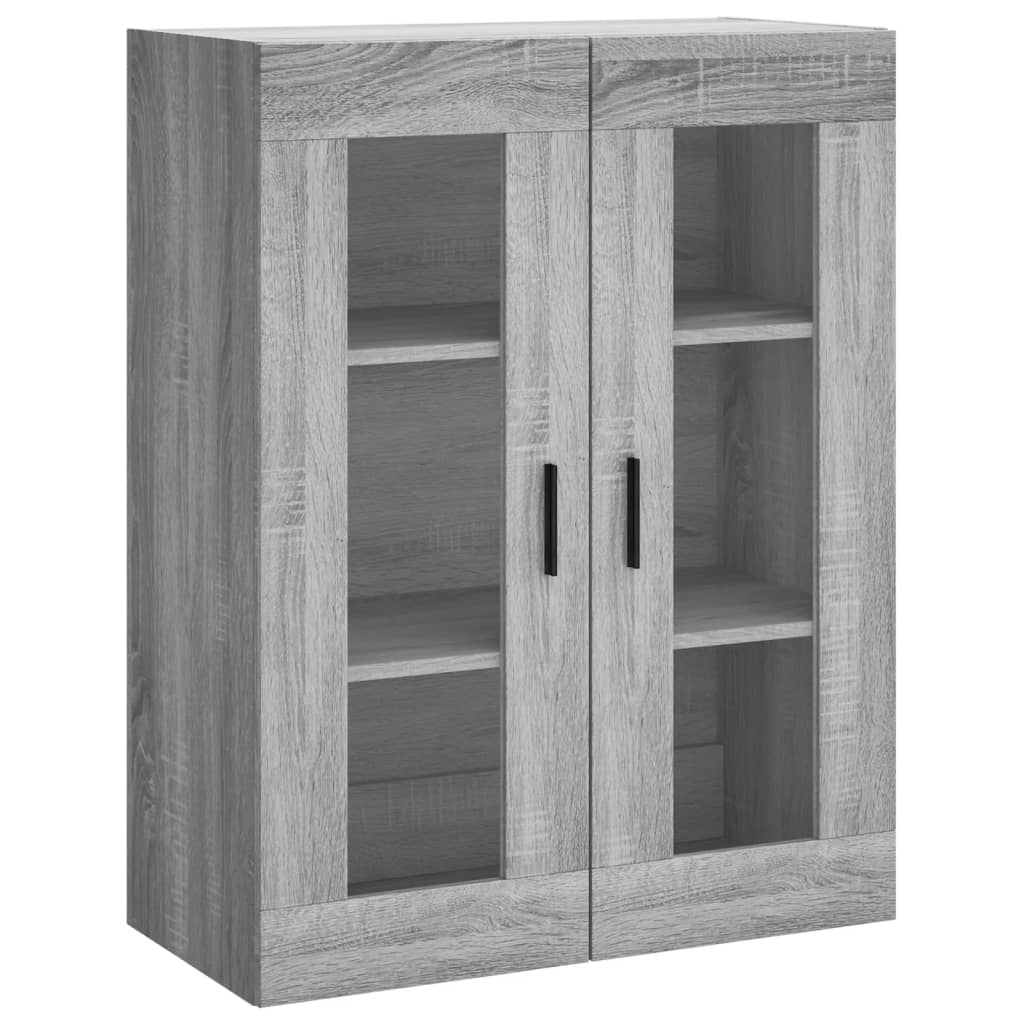 Buffet haut Sonoma gris 69,5x34x180 cm Bois d'ingénierie - XIOS
