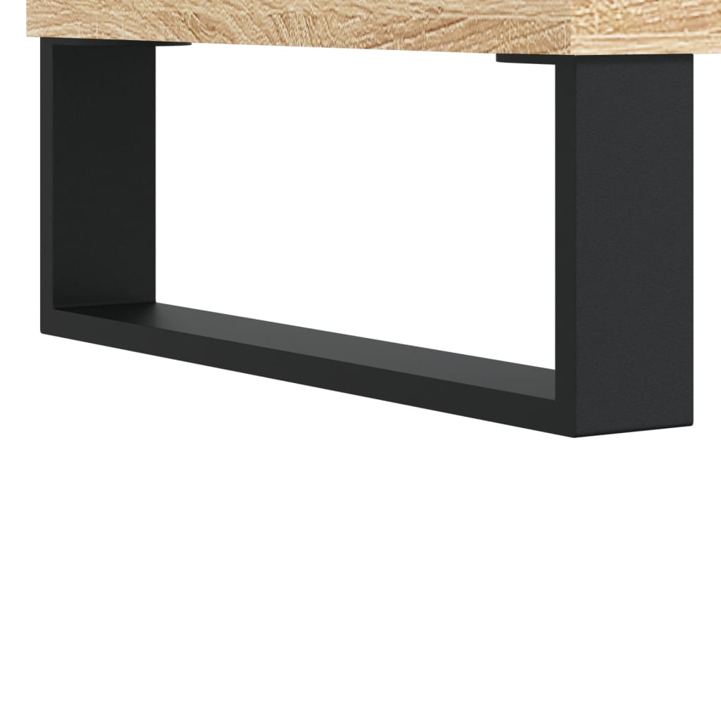 Buffet haut Chêne sonoma 69,5x34x180 cm Bois d'ingénierie - XIOS