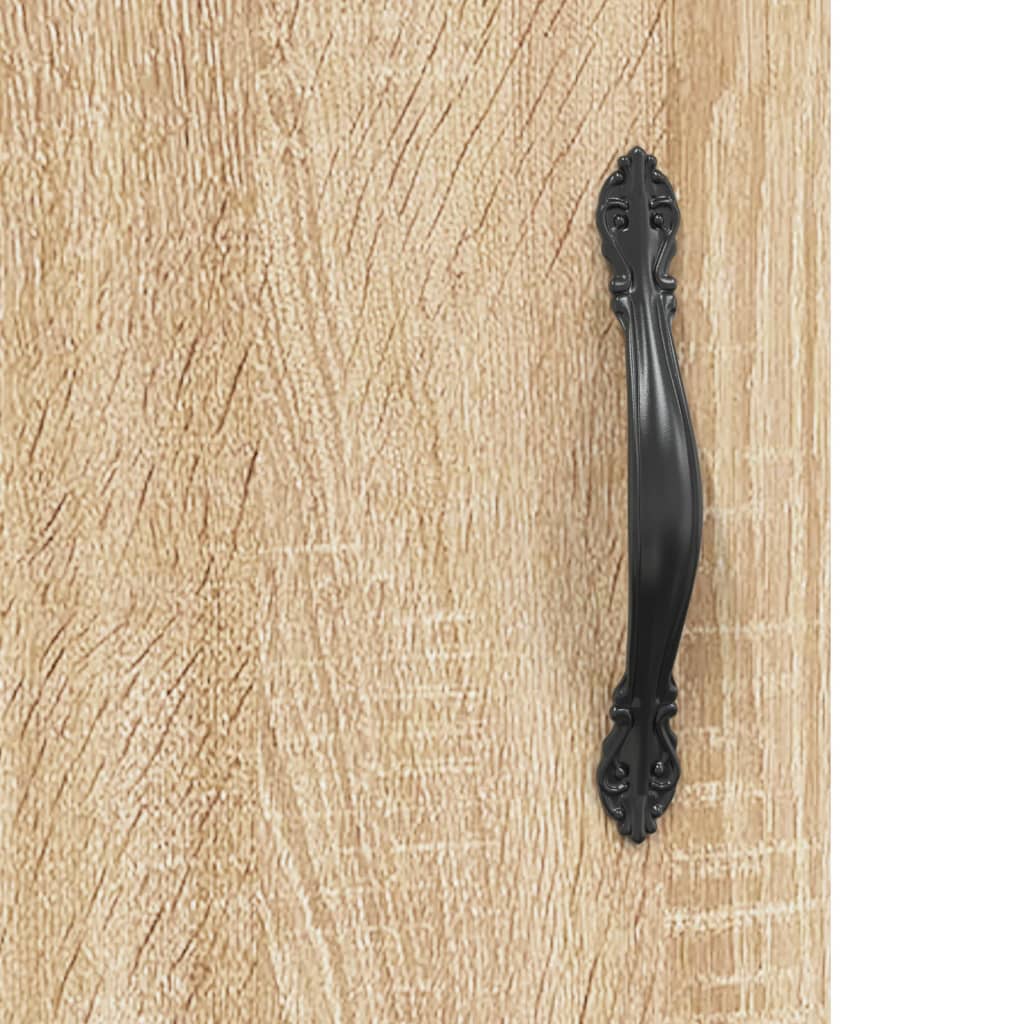 Buffet haut Chêne sonoma 69,5x34x180 cm Bois d'ingénierie - XIOS