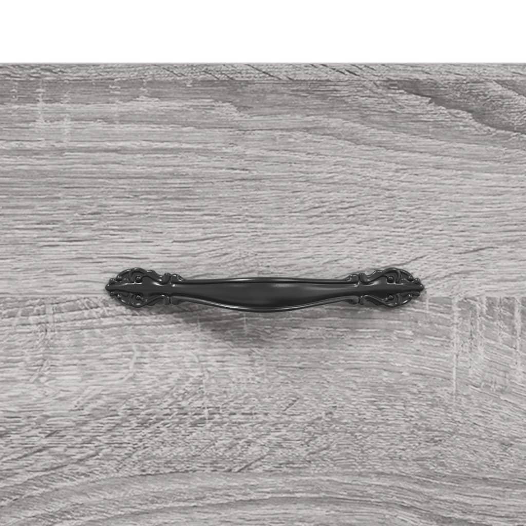 Buffet haut Sonoma gris 69,5x34x180 cm Bois d'ingénierie - XIOS