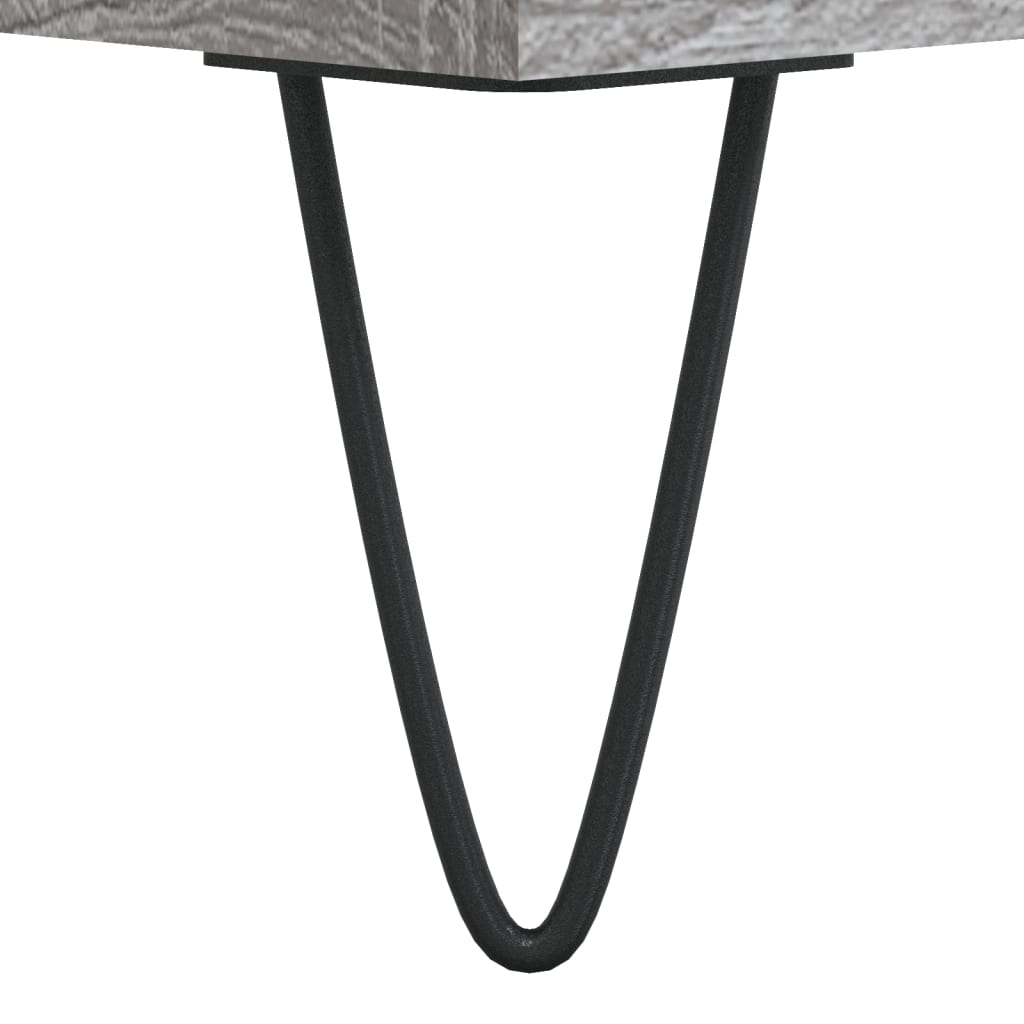 Buffet haut Sonoma gris 69,5x34x180 cm Bois d'ingénierie - XIOS