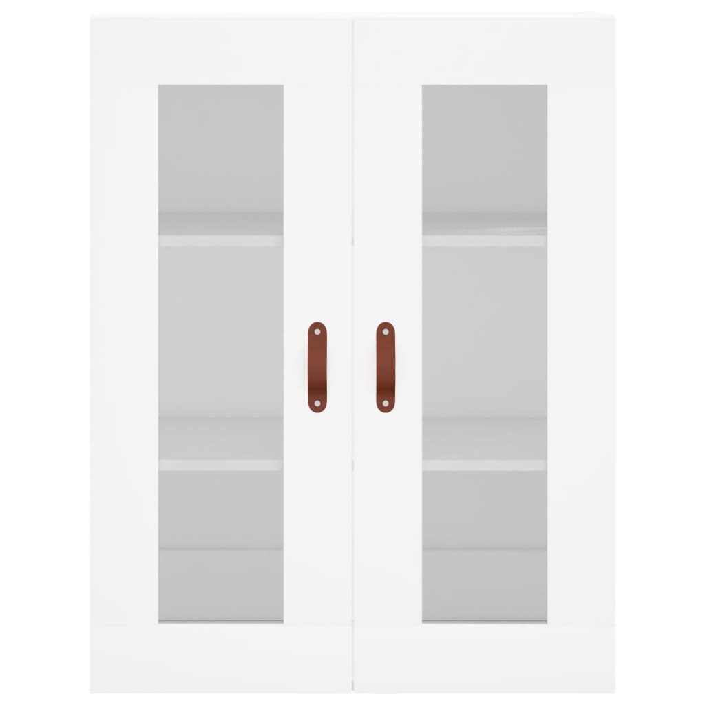 Buffet haut Blanc 69,5x34x180 cm Bois d'ingénierie - XIOS