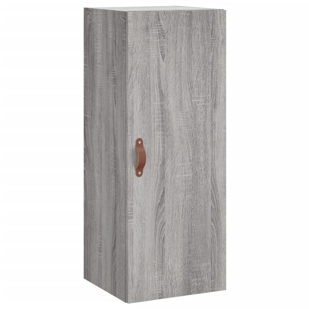 Buffet haut Sonoma gris 34,5x34x180 cm Bois d'ingénierie - XIOS