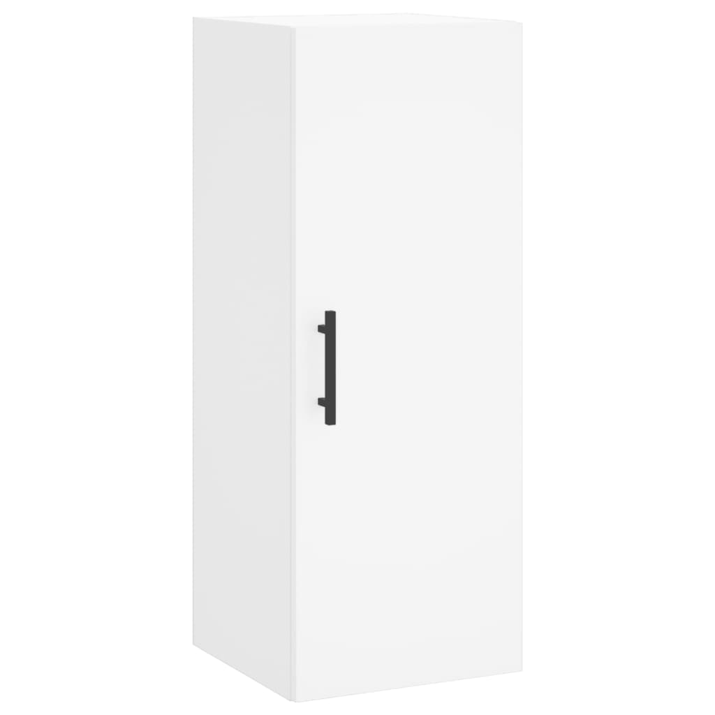 Buffet haut Blanc 34,5x34x180 cm Bois d'ingénierie - XIOS