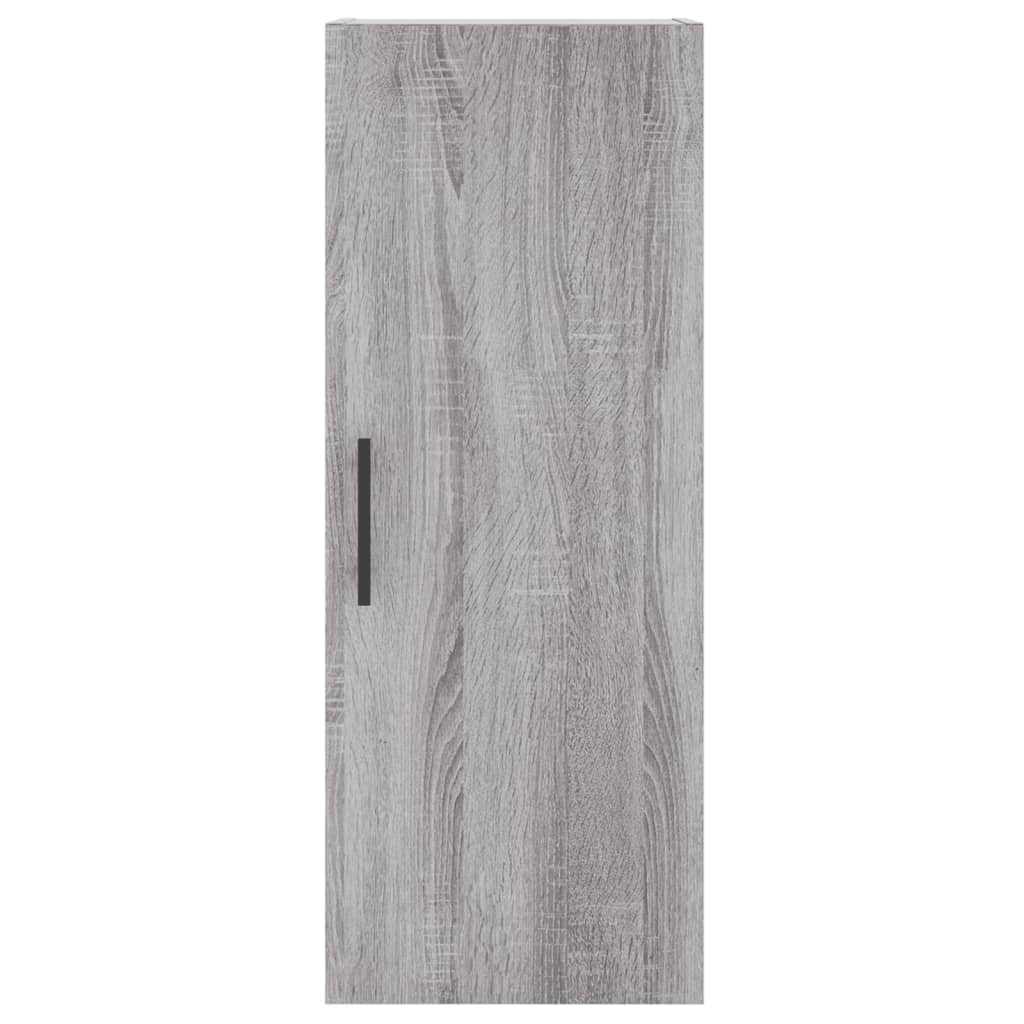 Buffet haut Sonoma gris 34,5x34x180 cm Bois d'ingénierie - XIOS