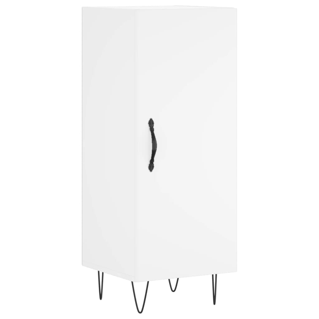 Buffet haut Blanc 34,5x34x180 cm Bois d'ingénierie - XIOS