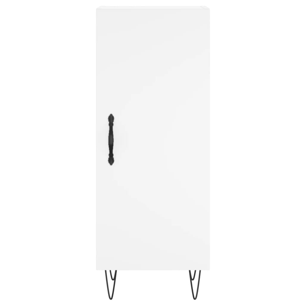 Buffet haut Blanc 34,5x34x180 cm Bois d'ingénierie - XIOS