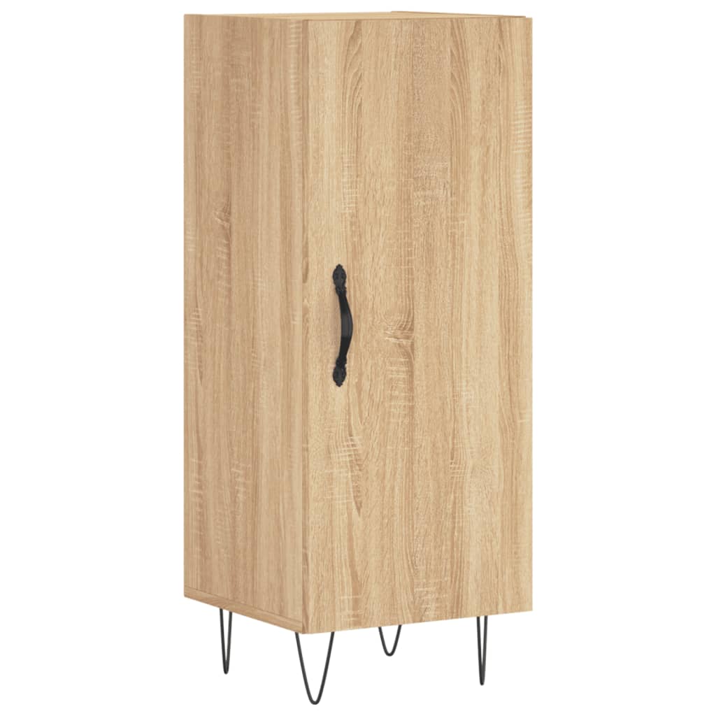 Buffet haut Chêne sonoma 34,5x34x180 cm Bois d'ingénierie - XIOS