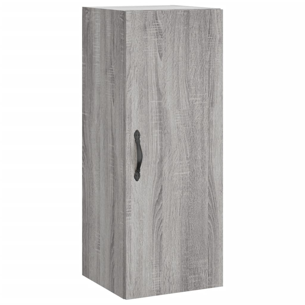 Buffet haut Sonoma gris 34,5x34x180 cm Bois d'ingénierie - XIOS