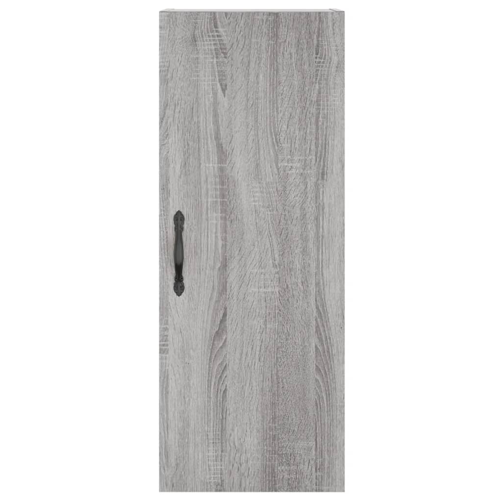 Buffet haut Sonoma gris 34,5x34x180 cm Bois d'ingénierie - XIOS