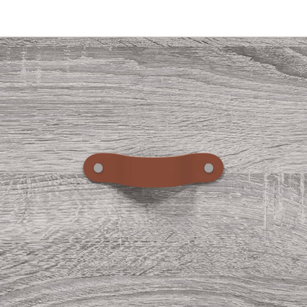Buffet haut Sonoma gris 34,5x34x180 cm Bois d'ingénierie - XIOS