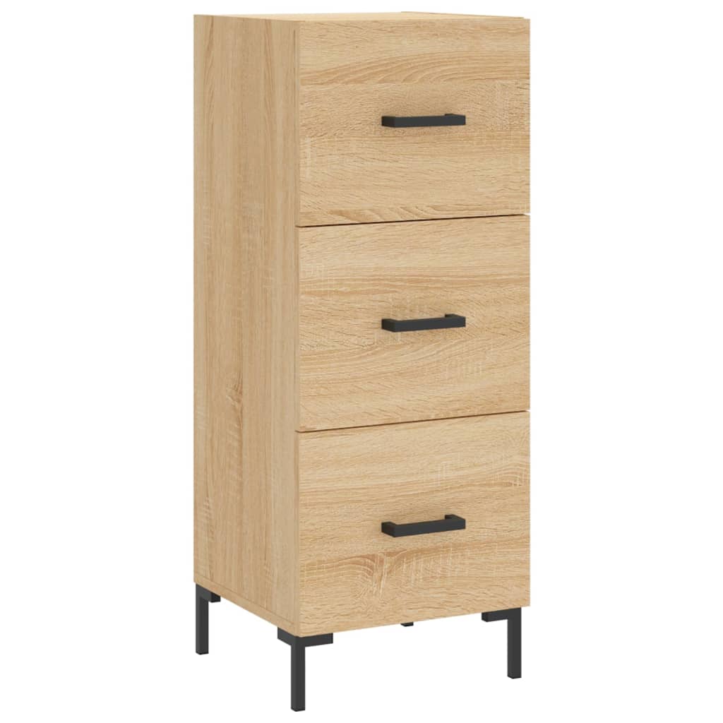 Buffet haut Chêne sonoma 34,5x34x180 cm Bois d'ingénierie - XIOS