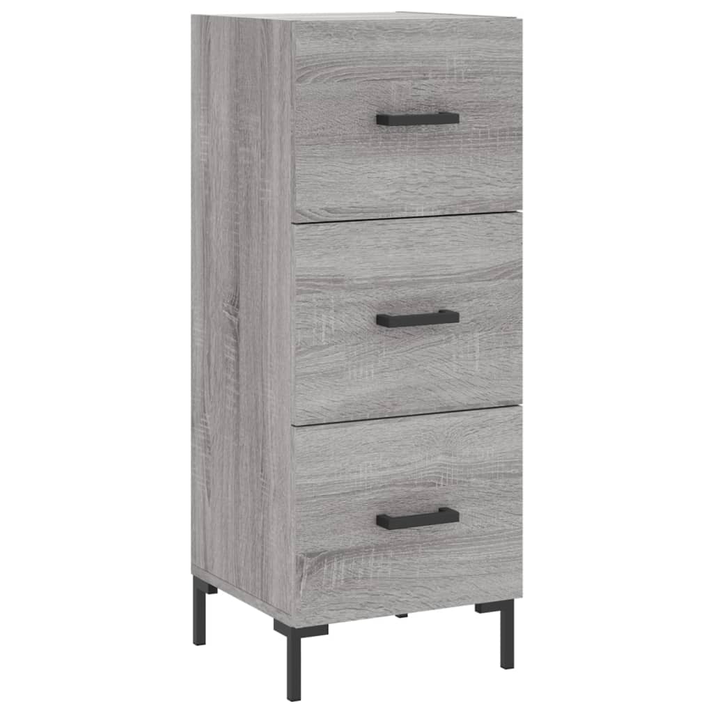 Buffet haut Sonoma gris 34,5x34x180 cm Bois d'ingénierie - XIOS