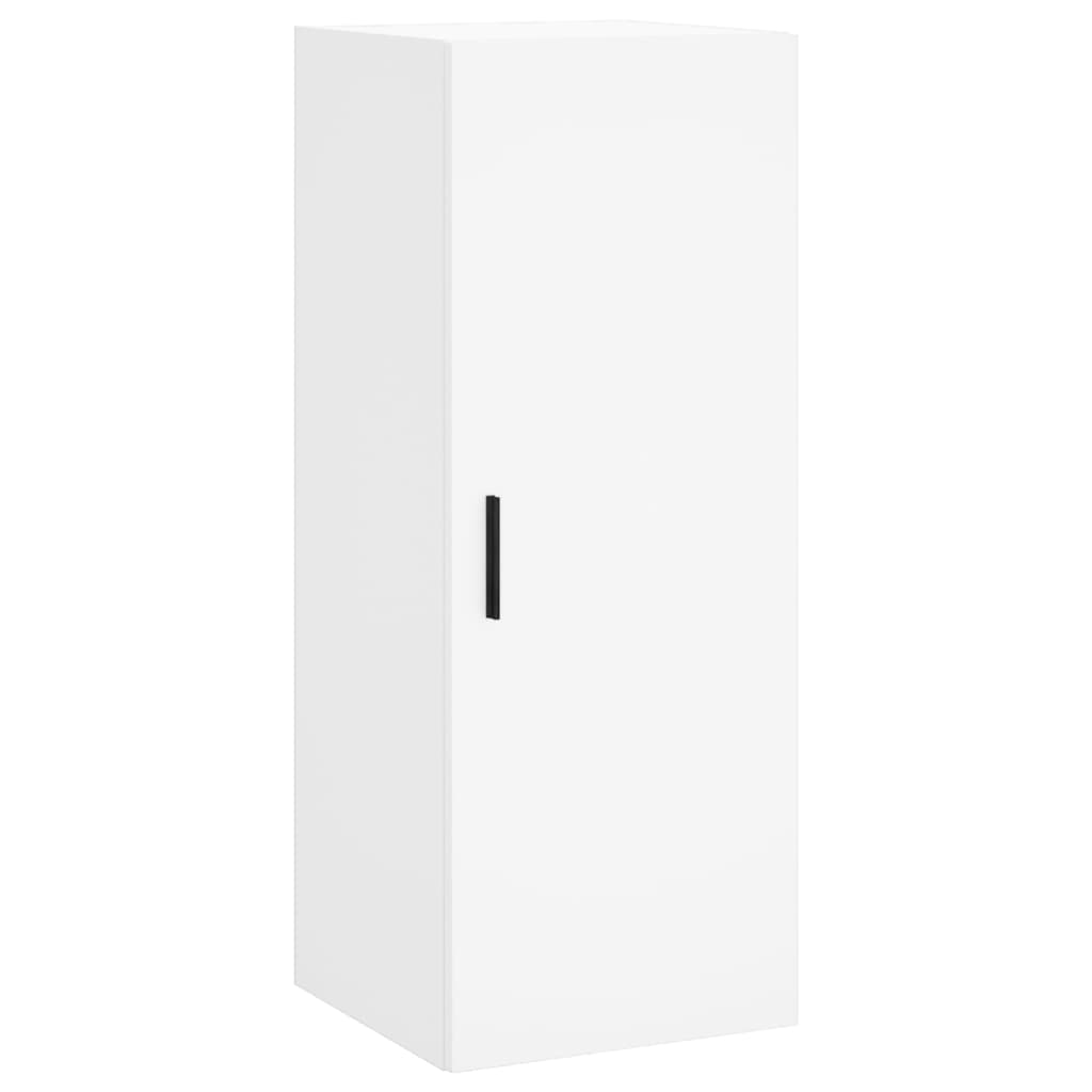 Buffet haut Blanc 34,5x34x180 cm Bois d'ingénierie - XIOS