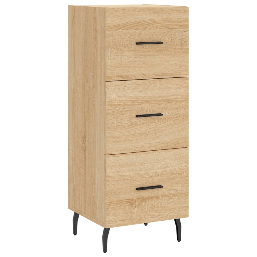 Buffet haut Chêne sonoma 34,5x34x180 cm Bois d'ingénierie - XIOS