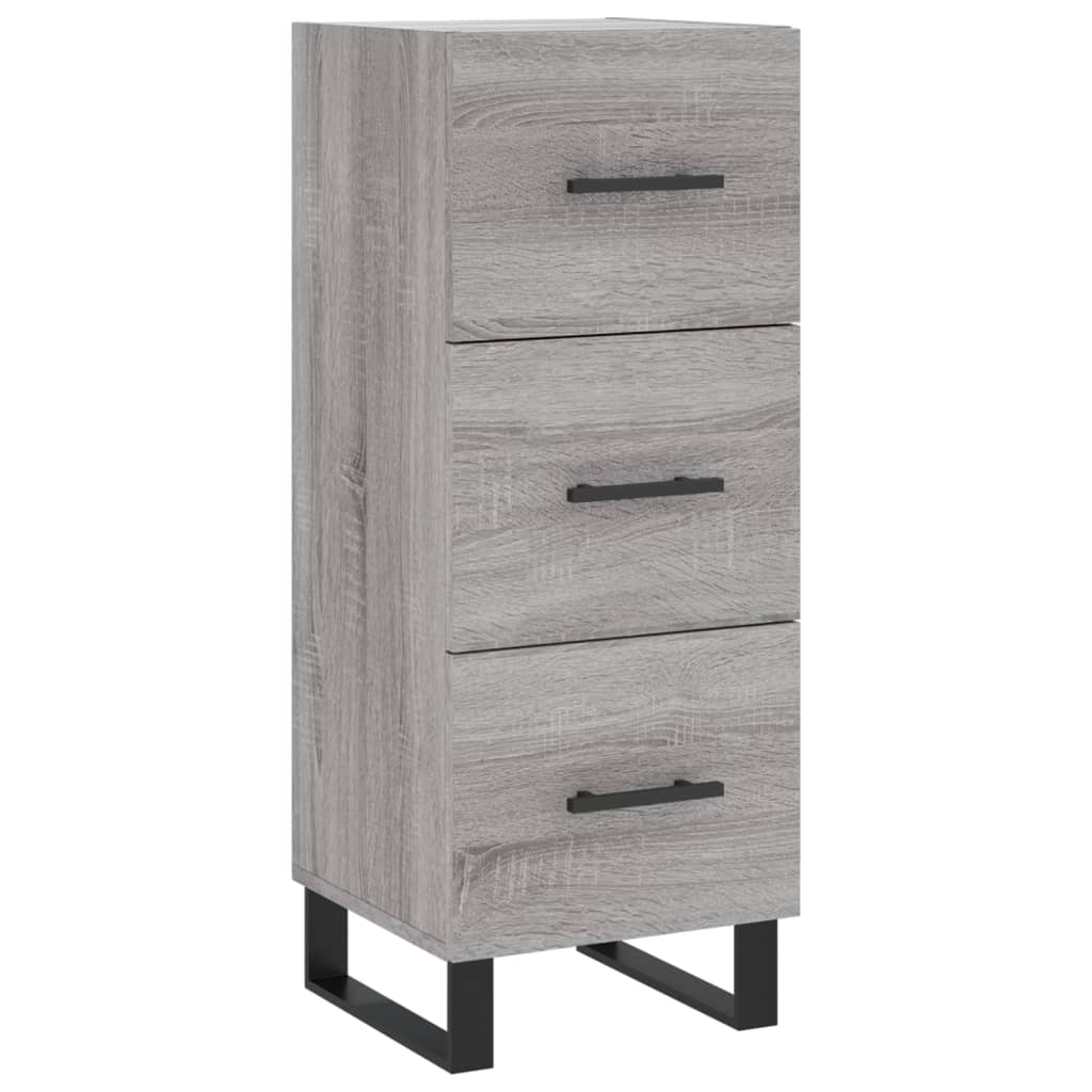 Buffet haut Sonoma gris 34,5x34x180 cm Bois d'ingénierie - XIOS